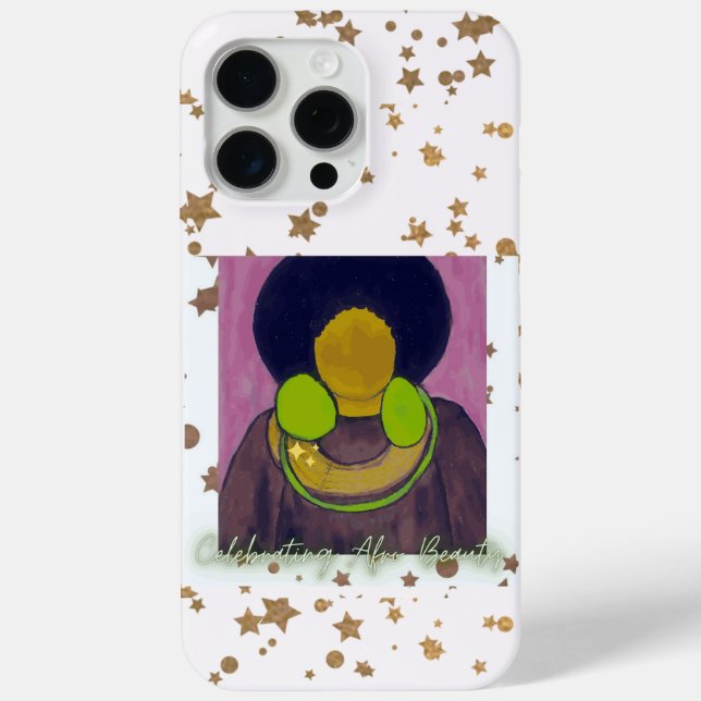 Celebrating Afro Beauty Case-Mate iPhone Case (Back)