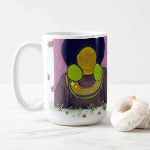 Celebrating Afro Beauty Coffee Mug
