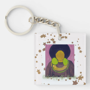 Celebrating Afro Beauty Key Ring