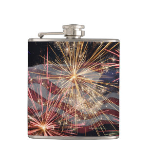 Celebrating America Hip Flask