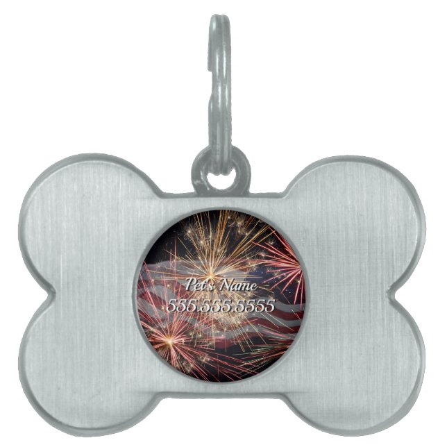 Celebrating America Pet Tag (Front)