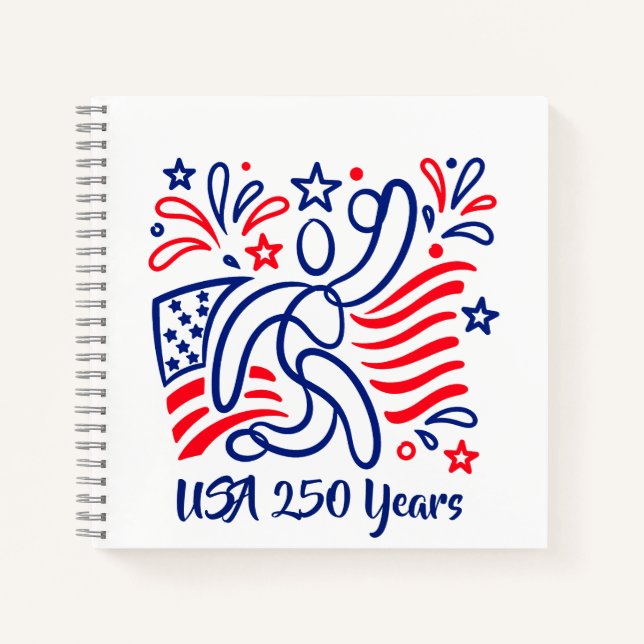 celebrating America’s 250th anniversary Notebook (Front)