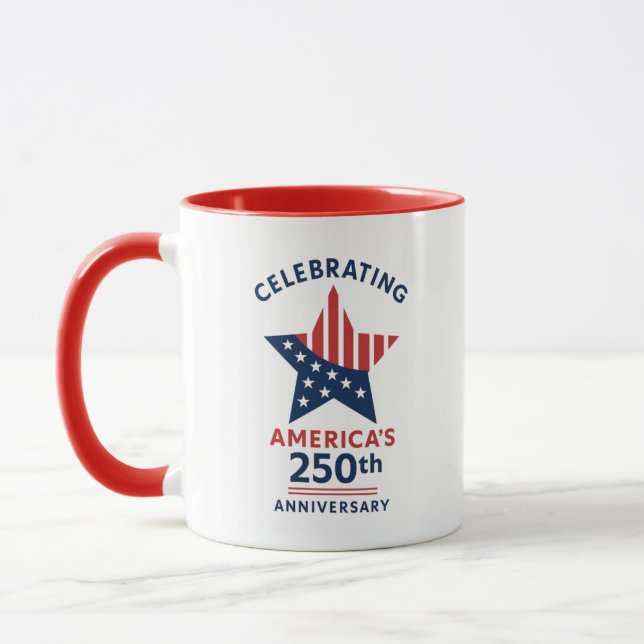 Celebrating America's 250th Anniversary Mug (Left)