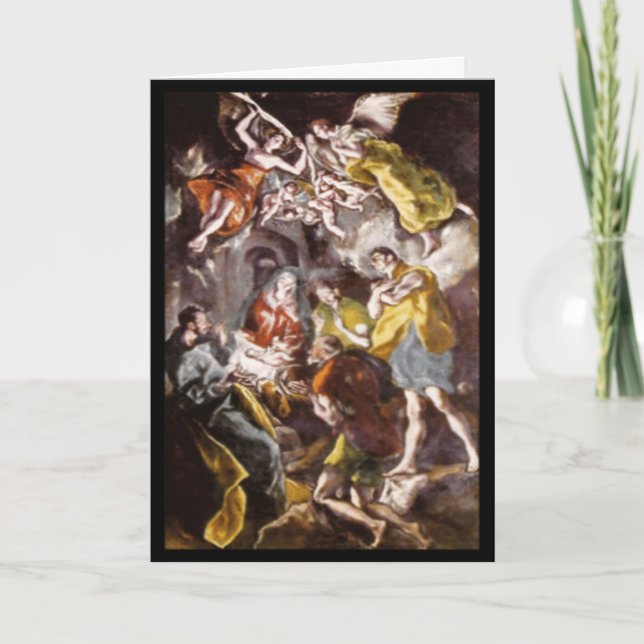 Celebrating Angels Blessing Custom Greetings Card (Front)