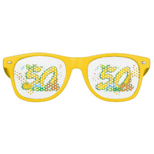 celebrating birthday  50th retro sunglasses