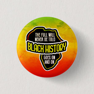 Celebrating BLACK History 3 Cm Round Badge