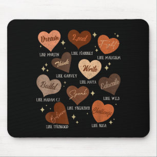 Celebrating Black History Educated Leader Artwork Mouse Pad