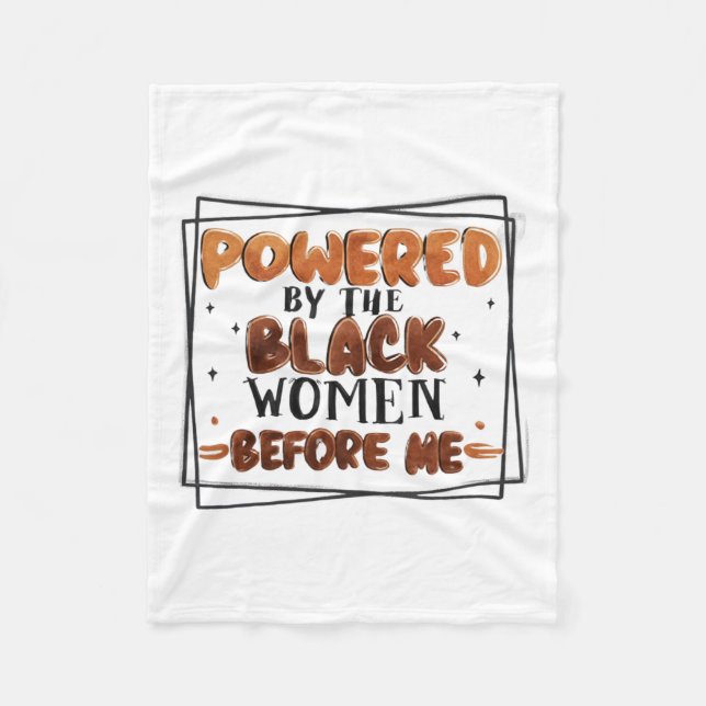 Celebrating Black History Month In Style  Fleece Blanket (Front)