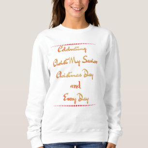 Celebrating Christ Christmas Sweater