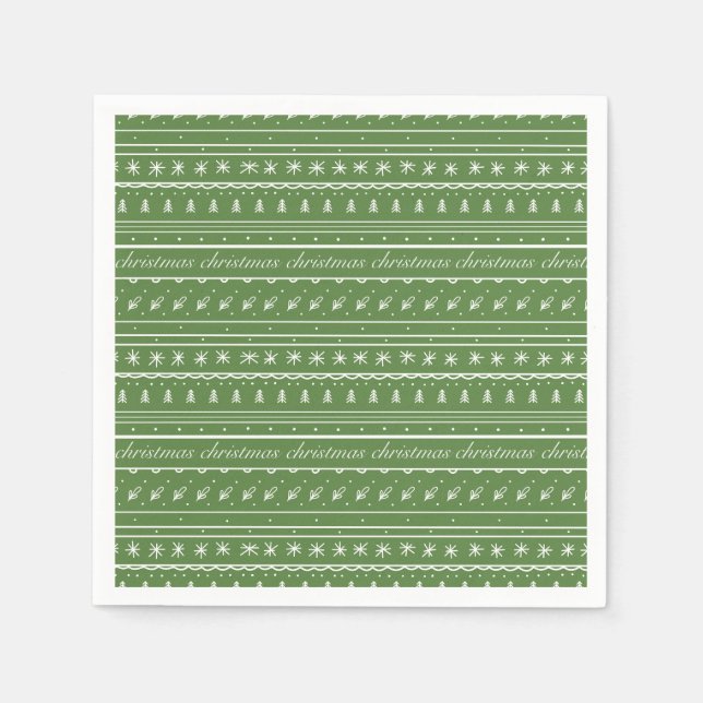 Celebrating Christmas Napkin (Front)
