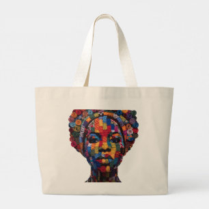 Celebrating Colorful Black Women Cotton Tote Bag