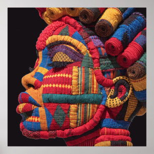 Celebrating Colorful Black Women Poster