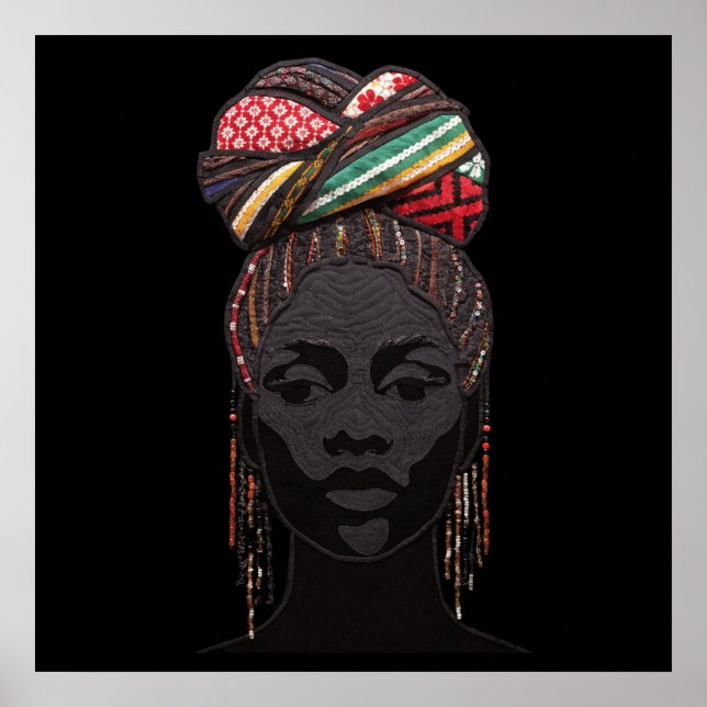 Celebrating Colorful Black Women Poster (Front)