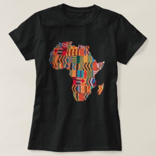 Celebrating Colourful African Map T-Shirt