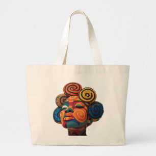 Celebrating Colourful Black Women Cotton Tote Bag