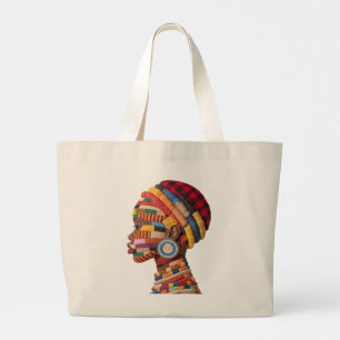 Celebrating Colourful Black Women Cotton Tote Bag