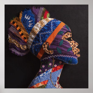 Celebrating Colourful Black Women Poster