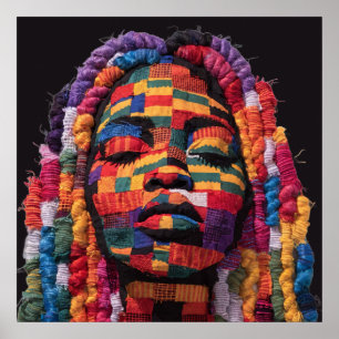 Celebrating Colourful Black Women Poster