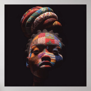 Celebrating Colourful Black Women Poster