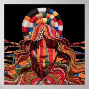 Celebrating Colourful Black Women Poster