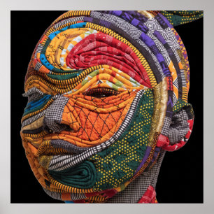 Celebrating Colourful Black Women Poster