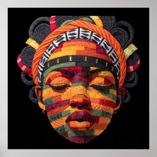 Celebrating Colourful Black Women Poster