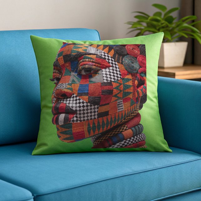 Celebrating Colourful Black Women Throw Pillow (Creator Uploaded)