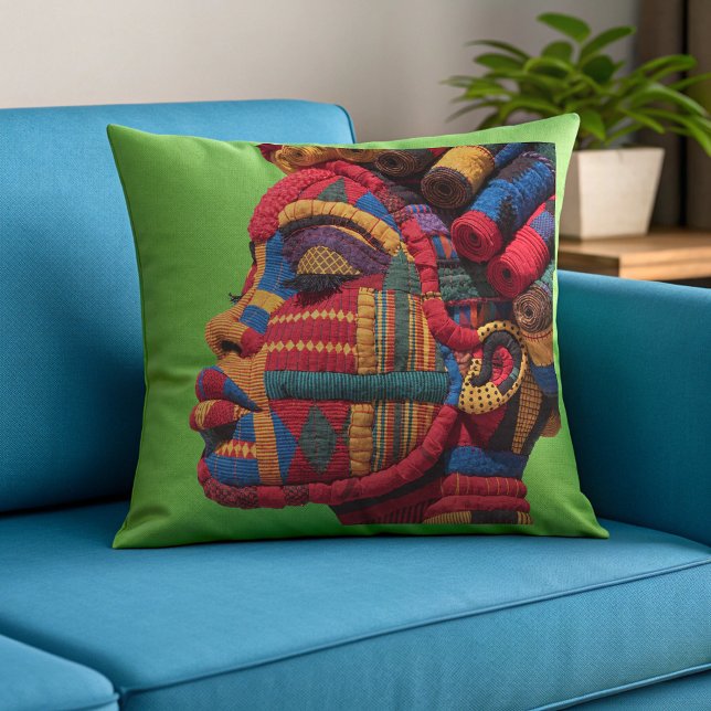 Celebrating Colourful Black Women Throw Pillow (Creator Uploaded)