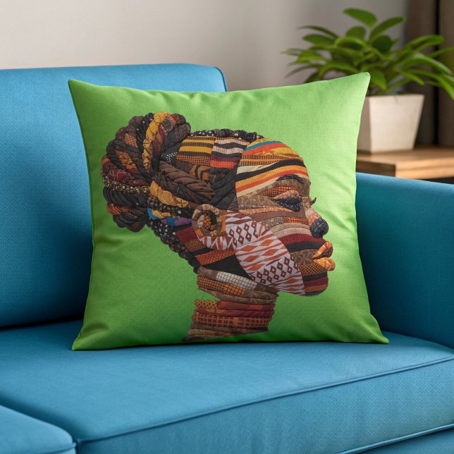 Celebrating Colourful Black Women Throw Pillow (Creator Uploaded)