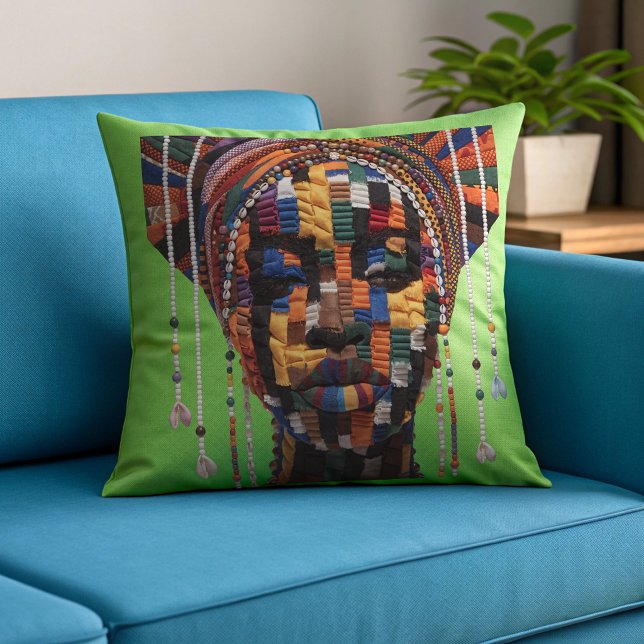 Celebrating Colourful Black Women Throw Pillow (Creator Uploaded)