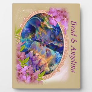 Celebrating couple. plaque