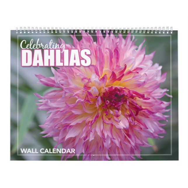 Celebrating Dahlia Flowers Wall Calendar (Cover)