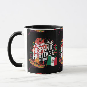 Celebrating Flags Hispanic Heritage Month Mug