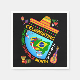 Celebrating HISPANIC HERITAGE MONTH Napkin
