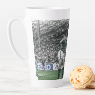 Celebrating Irish Football Latte Mug