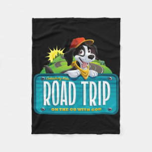 Celebrating Kids Road Trip On The Go With God Vbs  Fleece Blanket