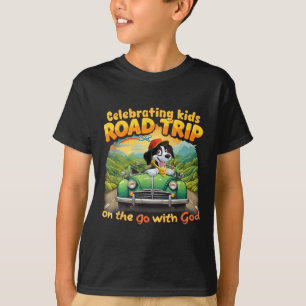 Celebrating Kids Road Trip On The Go With God Vbs T-Shirt