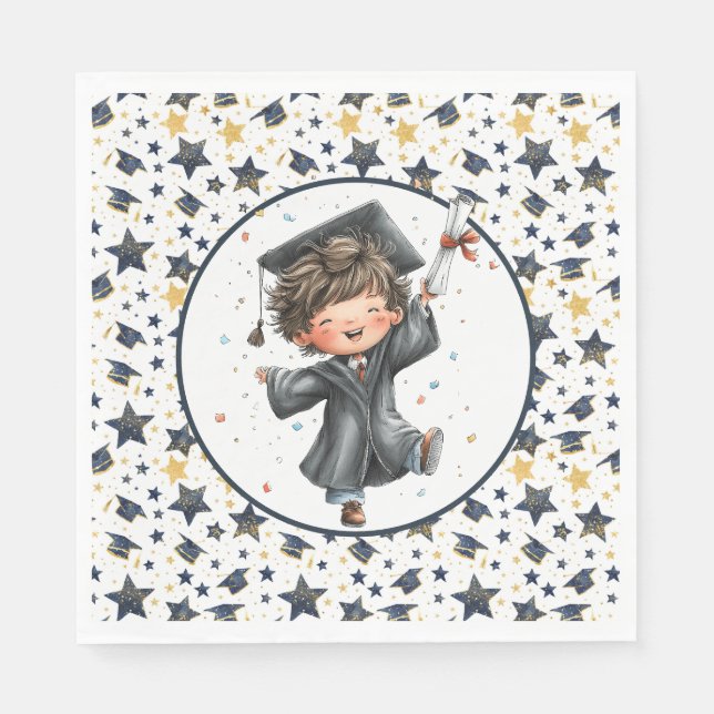 Celebrating Kindergarten Milestones  Napkin (Front)
