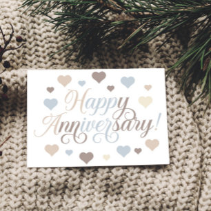 Celebrating Love: Happy Anniversary Postcard