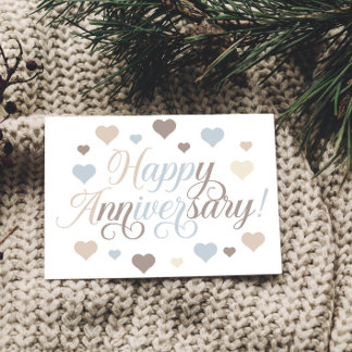 Celebrating Love: Happy Anniversary Postcard