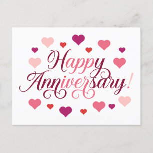 Celebrating Love: Happy Anniversary Postcard