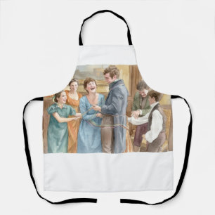 Celebrating Mary and Tom's happiness  Apron