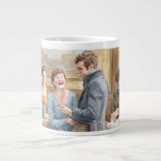 Celebrating Mary and Tom's happiness in TOBS Large Coffee Mug