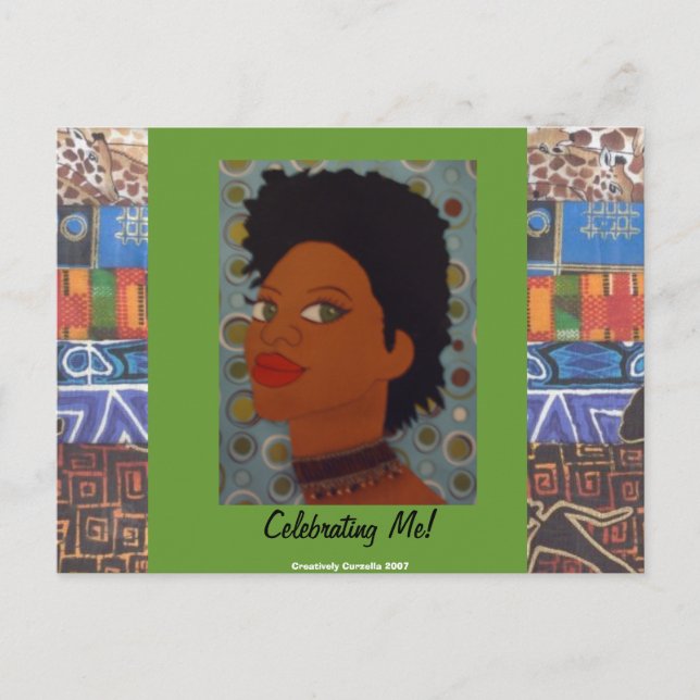 Celebrating Me!- Postcard (Front)