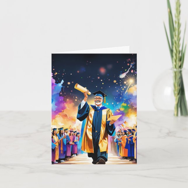 Celebrating Milestones: Cheers to Your Achievement Card (Front)