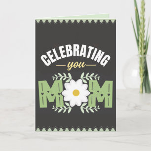 Celebrating Mum, Mother's Day Card
