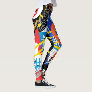 Celebrating Music Leggings