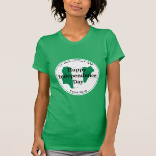 Celebrating NIGERIA INDEPENDENCE Nigerian Flag T-Shirt
