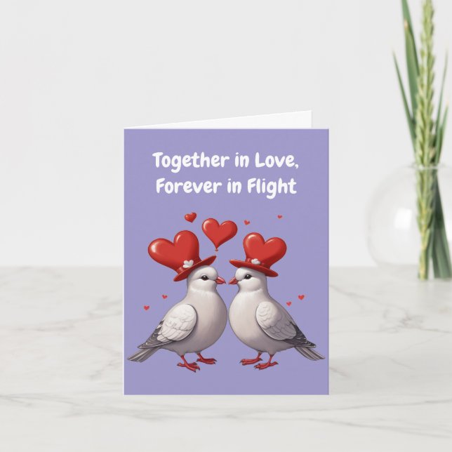 Celebrating One Year of Love and Devotion Card (Front)