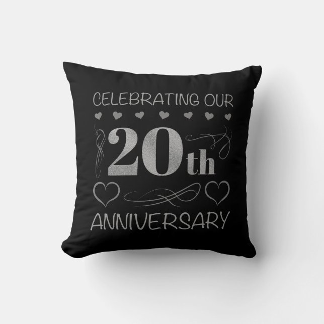 Celebrating Our 20th Anniversary Cushion (Front)